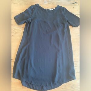 Daniel Rainn LBD Short Sleeve High Low Exposed Zip Back‎ Women’s Medium Preloved